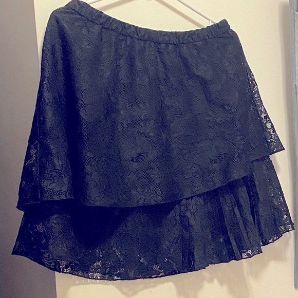 Joe Fresh Lace Layered Mini Summer Skirt Size M - Picture 2 of 3